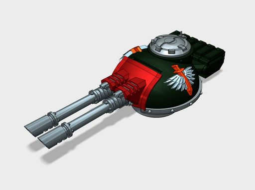 Winged Sword : Phobos Twin Laser Turret (Conv.) 3d printed