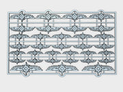 Sorcerer Sun: Wing Motif - Flat Vehicle Insignia 3d printed