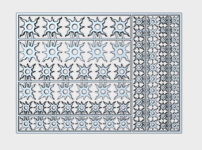 Sorcerer Sun - Flat Vehicle Insignia pack 3d printed