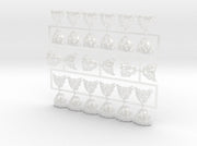 30x Iron Snakes : Shoulder Insignia pack 3d printed