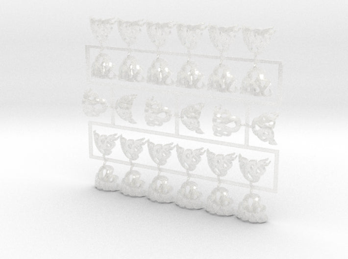 30x Iron Snakes : Shoulder Insignia pack 3d printed