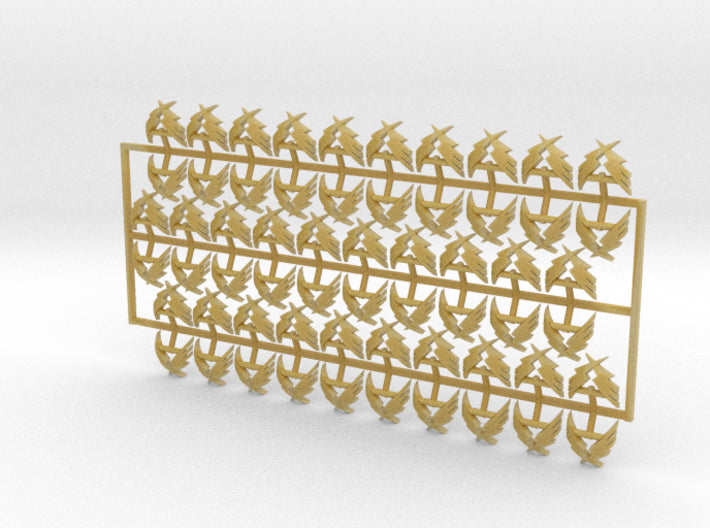60x Tempestors : Shoulder Insignia pack 3d printed
