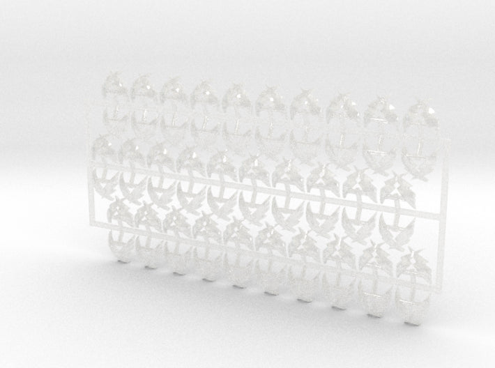 60x Tempestors : Shoulder Insignia pack 3d printed