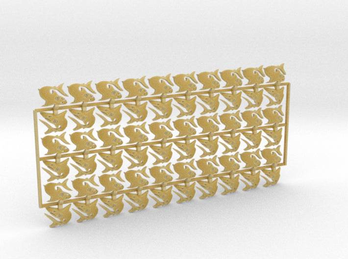 60x Makodon : Left Shoulder Insignia pack 3d printed