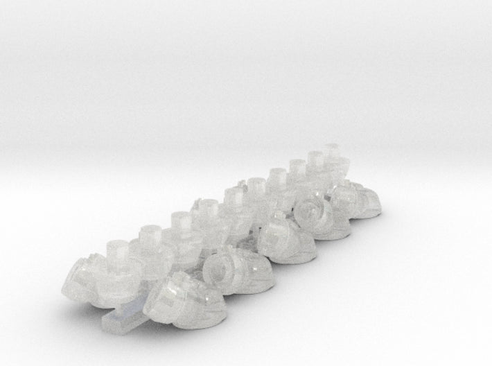 10x Chaos - Adjustable Left Terminator Arms 3d printed