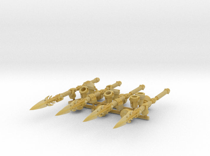 4x Energy Spear: Phonecian - G:4 Set 3d printed