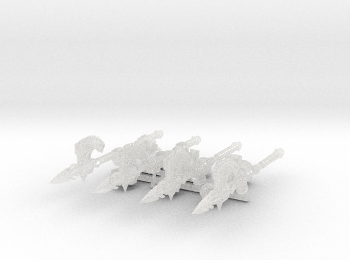 4x Roto Halberd: Phonecian - Prime Set 3d printed