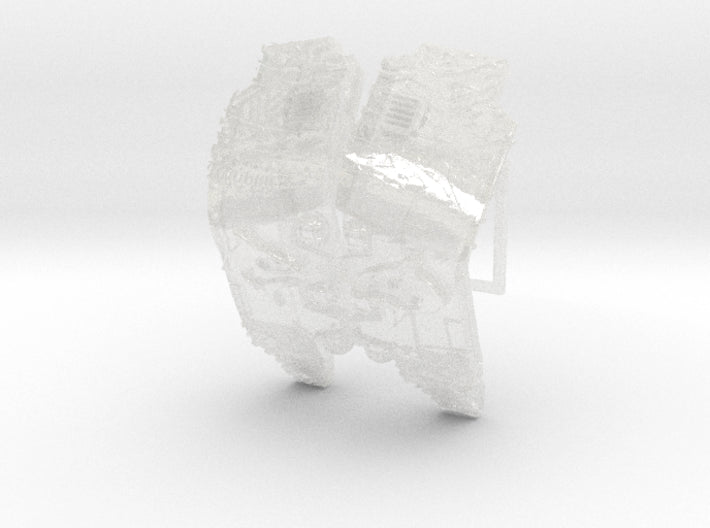 Makodon: Atlas Pattern Carapace 3d printed