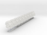 10x Base - Crested Iron Skull Helmets 3d printed