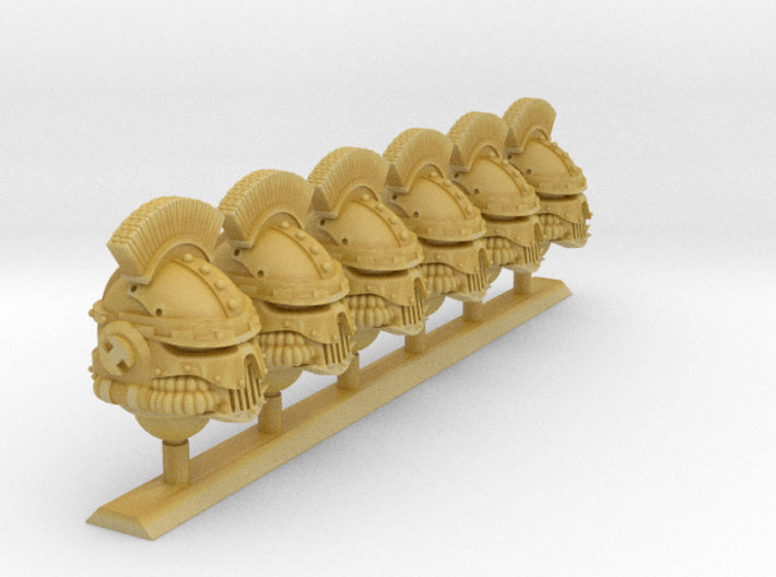 6x Cross Crest - Iron Skull Helmets 3d printed
