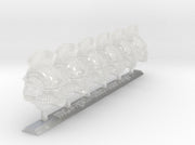 6x Cross Crest - Iron Skull Helmets 3d printed