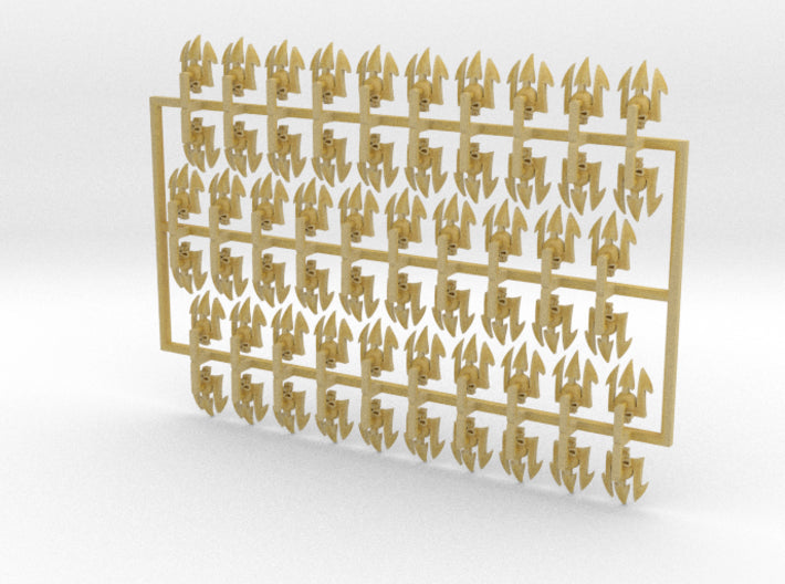 60x Neptune Spears - Shoulder Insignia pack 3d printed
