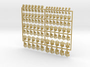 Neptune Spears - Bent &amp; Convex Insignias Set 3d printed