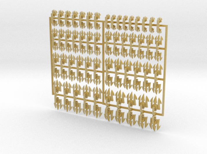 Neptune Spears - Bent &amp; Convex Insignias Set 3d printed