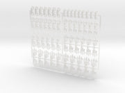 Neptune Spears - Bent &amp; Convex Insignias Set 3d printed