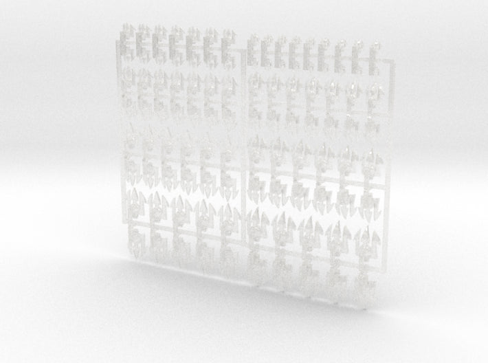 Neptune Spears - Bent &amp; Convex Insignias Set 3d printed