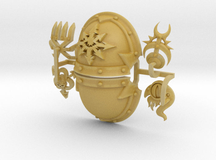 Dark Legion - Abhor: Demonic Pauldrons 3d printed