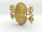 Chaos Wheel - Abhor: Demonic Pauldrons 3d printed