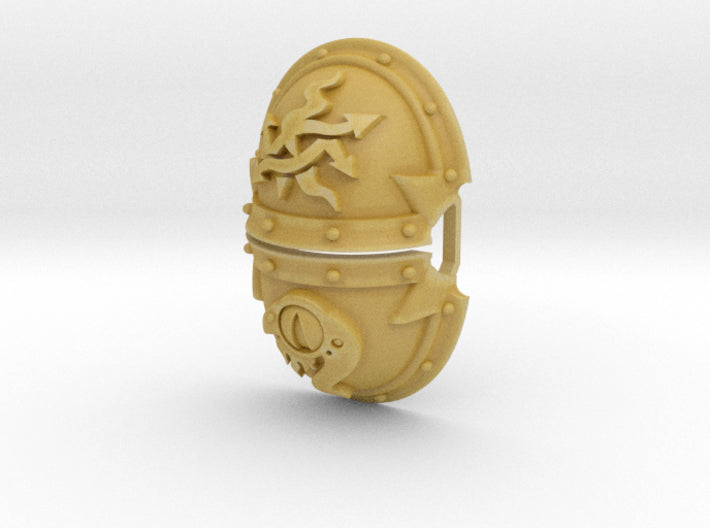 the Scourged - Abhor: Demonic Pauldrons 3d printed