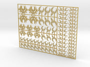 Phoenix Crest - Flat Vehicle Insignia pack 3d printed