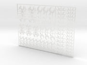 Phoenix Crest - Flat Vehicle Insignia pack 3d printed