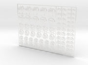 Devil Rays- Flat Vehicle Insignia pack 3d printed