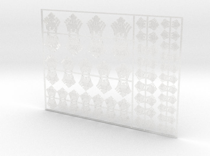 Raven 19 - Flat Vehicle Insignia pack 3d printed