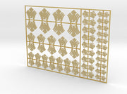 Black Birds - Flat Vehicle Insignia pack 3d printed