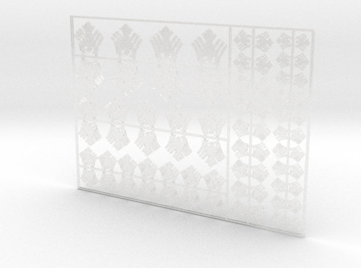 Black Birds - Flat Vehicle Insignia pack 3d printed