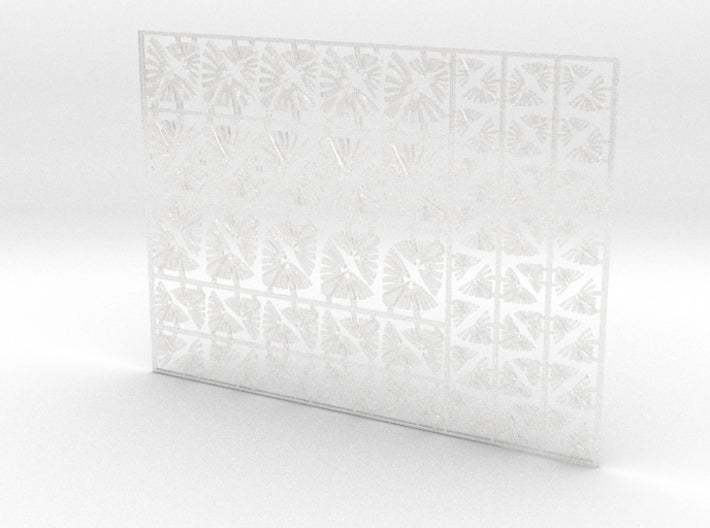 Blood Wing - Flat Vehicle Insignia pack 3d printed