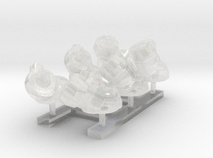 Armored - Demon Prince Upper Arms 3d printed