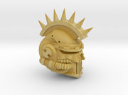 Spiked Crest - Iron Skull Demon Prince Head 3d printed