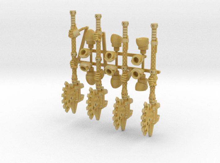 4x Tech Axe: Marta - G:4 Set 3d printed