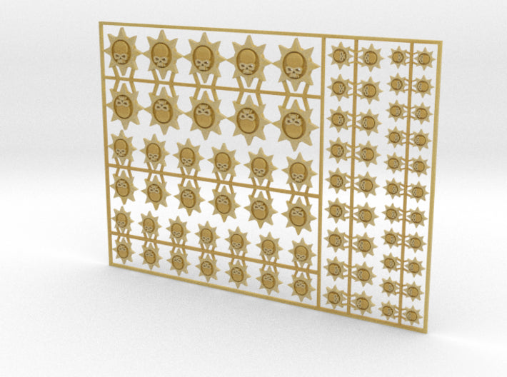 Sons of Medusa - Flat Vehicle Insignia pack 3d printed