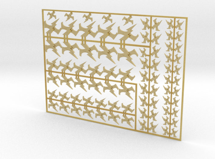 Storm Scars - Flat Vehicle Insignia pack 3d printed