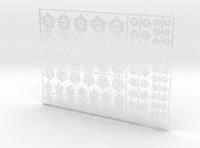 Primrose - Flat Vehicle Insignia pack 3d printed