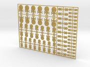 Martyred Saint - Flat Vehicle Insignia pack 3d printed