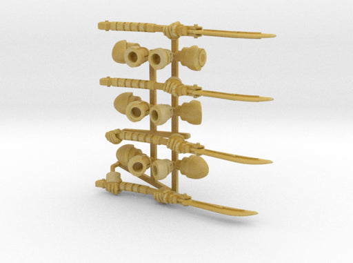 4x Energy Sword: Guan Dao - Prime Set 3d printed