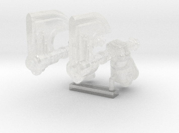 2x Houndstooth Axes - Demon Lord Weapons (L&amp;R) 3d printed