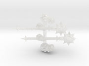 2x Vial Crozius - Demon Lord Weapons w/Arms 3d printed