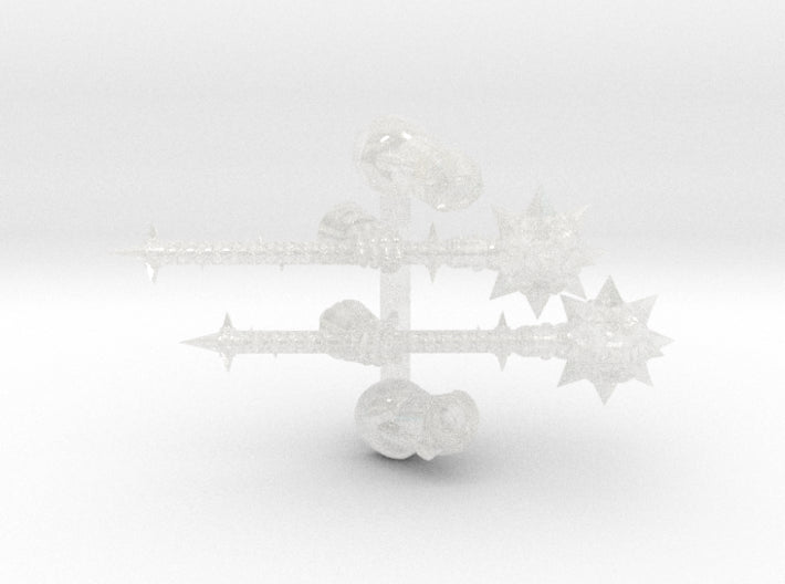 2x Vial Crozius - Demon Lord Weapons w/Arms 3d printed