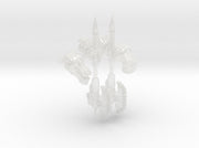 2x Khrom Axes - Demon Lord Weapons w/Arms 3d printed