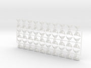 60x Shadow Wolf - Shoulder Insignia pack 3d printed