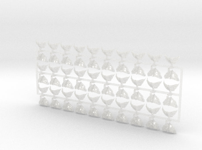 60x Shadow Wolf - Shoulder Insignia pack 3d printed