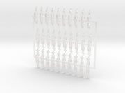 60x Splayed Claw - Shoulder Insignia pack 3d printed