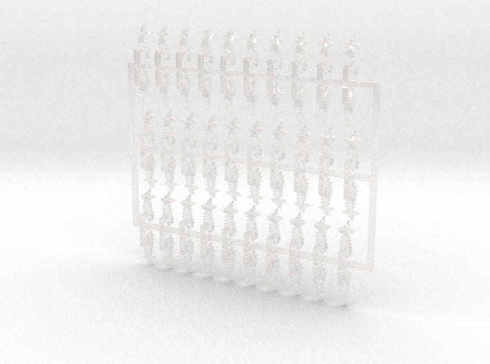 60x Splayed Claw - Shoulder Insignia pack 3d printed