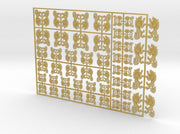 Storm Wolves - Flat Vehicle Insignia pack 3d printed