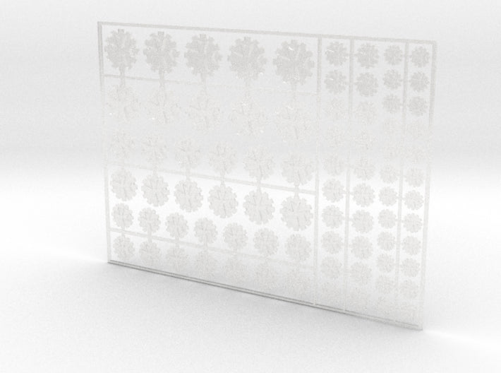 Templar Mech - Flat Vehicle Insignia pack 3d printed