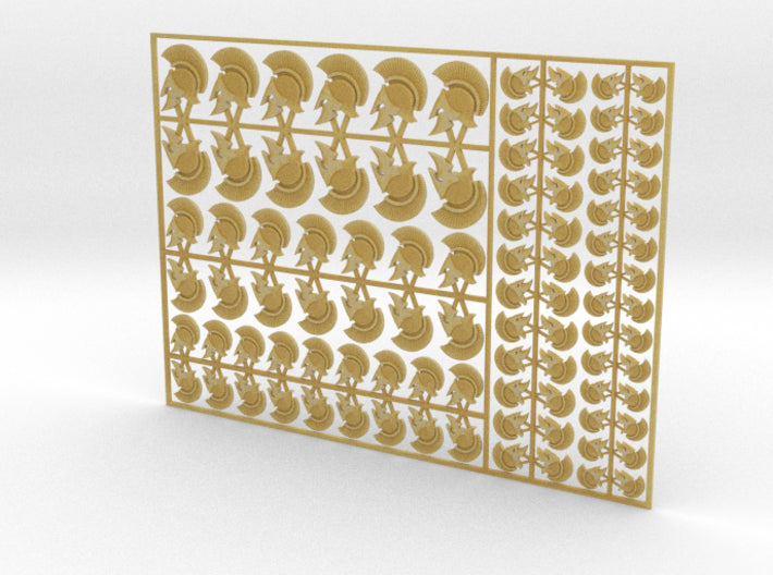 Spartan Legion - Flat Vehicle Insignia pack 3d printed