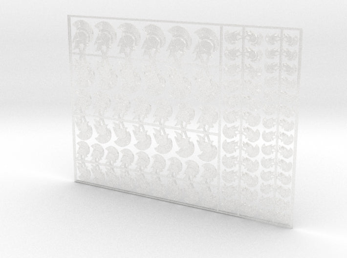 Spartan Legion - Flat Vehicle Insignia pack 3d printed